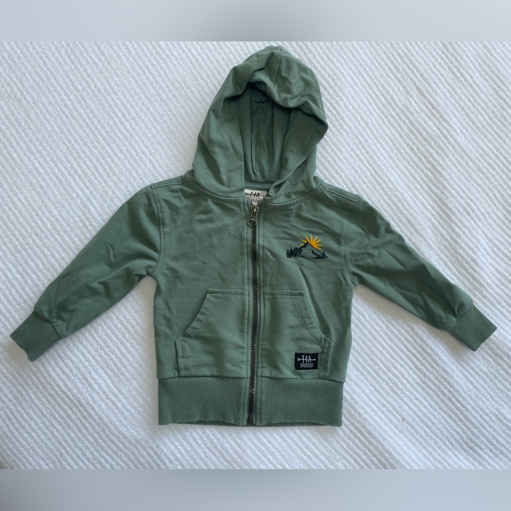 Boys Feather 4 Arrow Take a Hike zip up hoody 18M